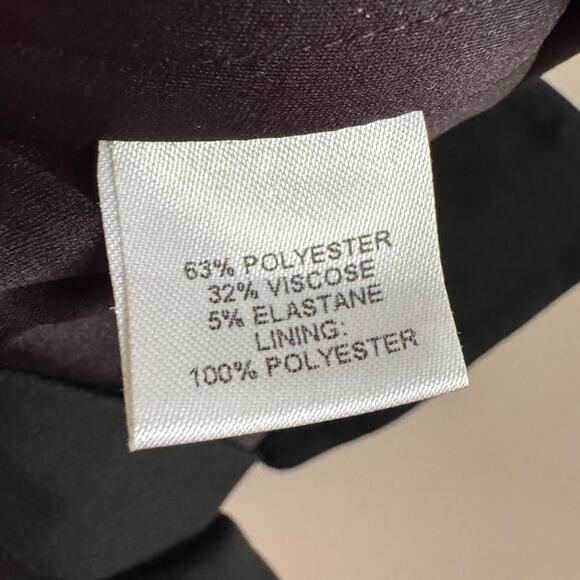 Michelle Mason Black One Shoulder Asymmetric Crepe Top Size 4 $450 - Picture 4 of 6